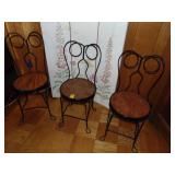 Ice cream parlor chairs