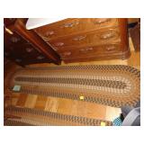 Large braided floor rug