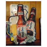 Bud Dry Metal Sign