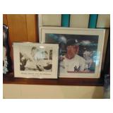 (2) New York Yankees Framed Prints