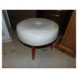 White Retro Foot Stool
