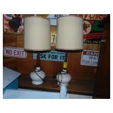 Mid-Century modern dresser lamps