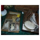 Flat full of vintage dresser items plus