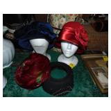 (4) Ladies Vintage Hats