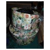 (2) hat boxes full of vintage ladies hat