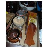 Flat of Kitchen Collectibles