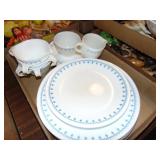 Flat of Correll Dishes