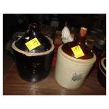 2 crock jugs (AS IS)