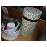 (2) Boxes full of vintage Hats plus