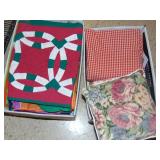 (2) boxes of linens