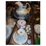 Wash basin pitcher plus