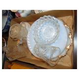 flat of misc. glassware