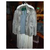 Vintage Rabbit jacket and Dressing Gown