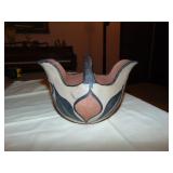 Santa Domingo Type Clay Pottery Basket