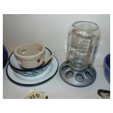 Enamelware, RRP Co. Pottery, Chicken Feeder