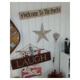 Lot of Folk Art Wall Decor Plus