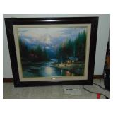 Thomas Kinkade Print on Canvas W/COA