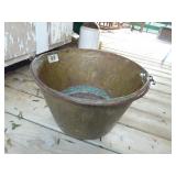 Brass Type Firemans Bucket