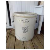 #12 Western Stoneware Pottery Co. Crock W/Handles