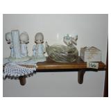 Shelf of Willow Tree & Precious Moments
