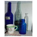 Collection of Antique Bottles, Plus