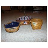 (3) Longaberger Baskets