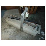 Primitve Live Trap, Hoof File, Blacksmith Tongs