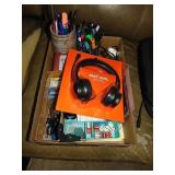 Flat of Office Supplies & Small Tools