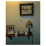 Tiffany Type Night Lamp, Decor, Shelf, Plus