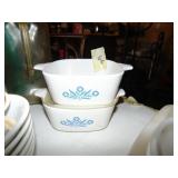 (2) Small Corningware Casserole Dishes