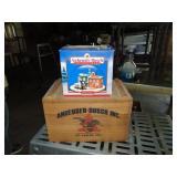Anheuser Busch Mini Crate & Musical Ornament