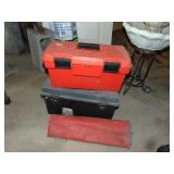 (2) Empty Tool Containers & Snap On Wrench Holder