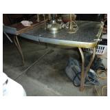 Retro Formica Chrome Type Leg Table