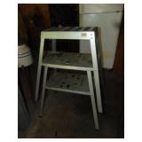 (2) Metal Saw Horse Stands