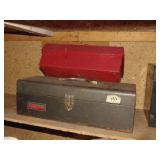(2) Empty Metal Tool Boxes