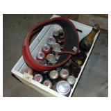 Crate Full of Collectible Budweiser Bottles