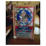 Anheuser Busch Budweiser Mirrored Clock