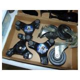 Flat full of Misc. Caster Wheels