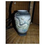 Vintage Maruku Japanese Dragonware Vase