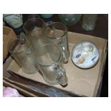 (4) Retro Long John Silvers Nautical Mugs, Plus