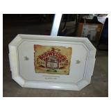 (2) Budweiser Advertising Trays