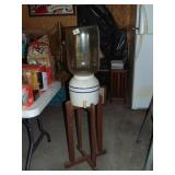 Glass Jug & Crock Water Dispenser on Stand