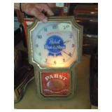 Pabst Blue Ribbon Light Up Electric Clock