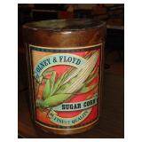 Olney & Floyd Waxed Cardboard Sugar Bin