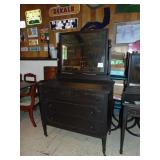 Antique Dresser W/Mirror