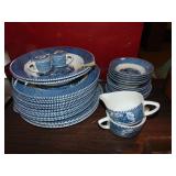 Set of Currier & Ives Dishes