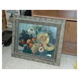 Antique Framed "Choice of Season" Lithograph