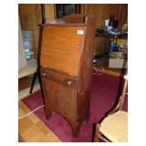 Small Antique Secretary/Writing Desk Cabinet