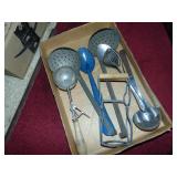 Flat full of Primitive Kitchen Utensils