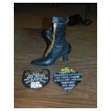 Retro Kitchen Trivets & Metal Boot Planter